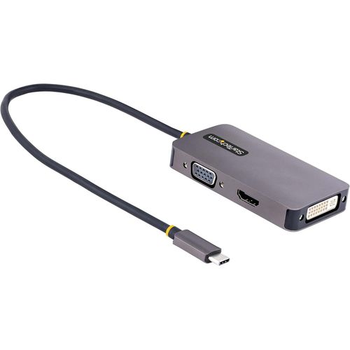 Adaptateur Usb C Vers Hdmi Vga - Dock Usb C Multiport Digital/Av - Adaptateur Usb Type C Jusqu'À 4K60Hz - Compatible Tb3/4 - Adaptateur De Voyage (118-Usbc-Hdmi-Vgadvi)[VIT694168]