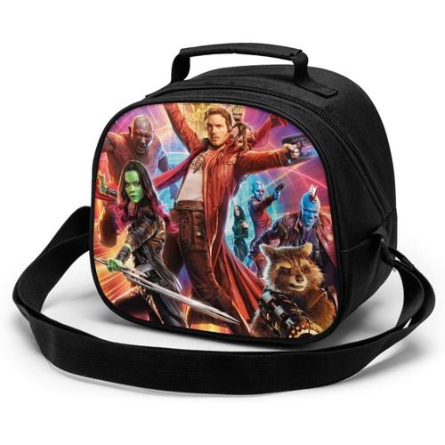 Guardians Galaxy Sac à repas pour enfants réutilisable, étanche et résistant à la chaleur, sac à déjeuner isotherme portable, boîte à déjeuner isotherme pour étudiant travailleur