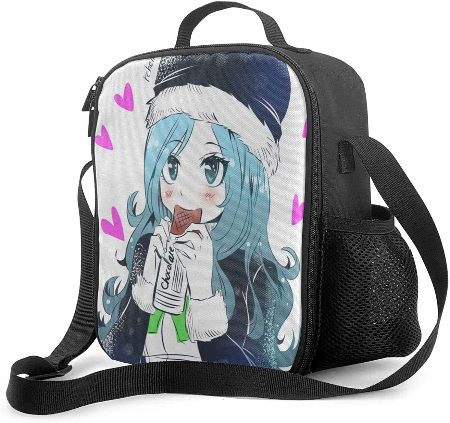 Fairy Tail Juvia Lockser Refroidisseur thermique portable Sac à déjeuner isotherme Boîtes à déjeuner réutilisables pour femmes et hommes Travail Voyage Bateau Pique-nique