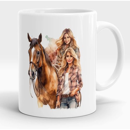Tasse Amusante Pour Enfants, Cheval De Passion, Ideale Pour Les Boissons Chaudes Et Froides, Tasse A Cafe
