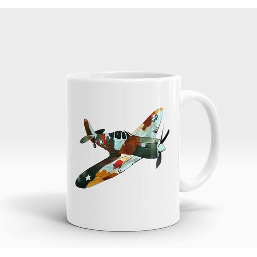 Tasse Amusante Pour Enfants, Avion De Chasse, Ideale Pour Les Boissons Chaudes Et Froides, Tasse A Cafe