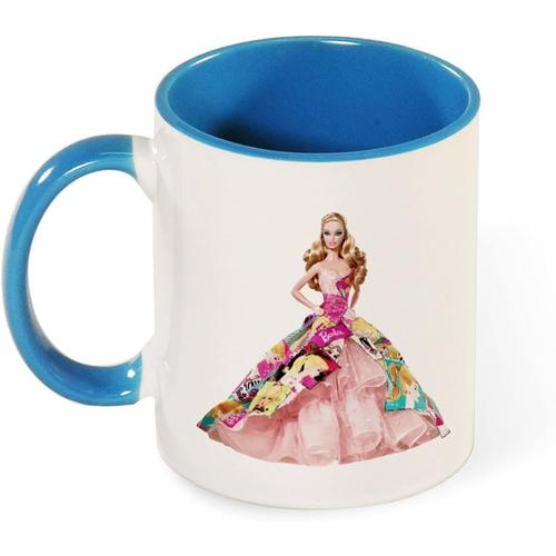 Tasse Cadeau Jupe Cheveux Longs Blonds Modele Star Portrait 330 Ml, Grande Tasse A Cafe Tasse A The En Ceramique Avec Poignee Pour Hommes Ou Femmes