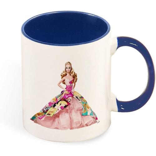 Tasse Cadeau Jupe Cheveux Longs Blonds Modele Star Portrait 330 Ml, Grande Tasse A Cafe Tasse A The En Ceramique Avec Poignee Pour Hommes Ou Femmes