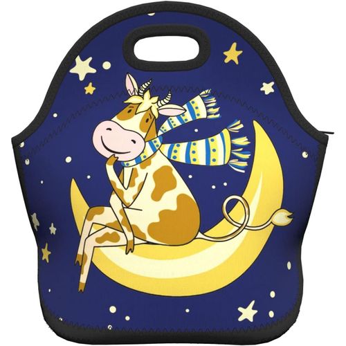 Sac à lunch Fleurs de cerisier - Sac à main-Vache de Noël