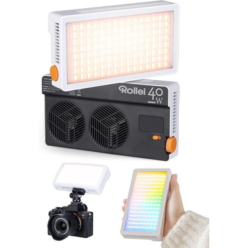 Lumis 40W Rgb Lumiere Video, Panneau Led Apparreil Photo Portable Avec Batterie Intégrée Chargement Type C Cri/Tlci 97+, Eclairage Pour Enregistrer Vidéos, Lumiere-Photo-Eclairage-[VIT693069]
