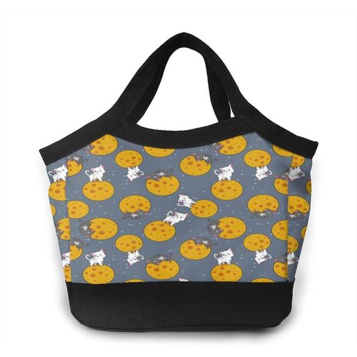 Haunted Mansion Sac à lunch portable Sacs fourre-tout - Space Planet Cat
