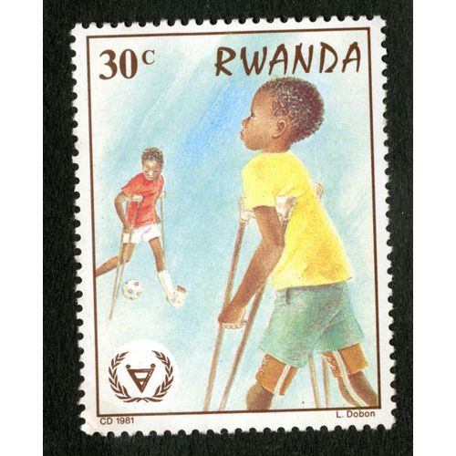 Timbre Non Oblitéré Rwanda, Cd 1981, 30 C