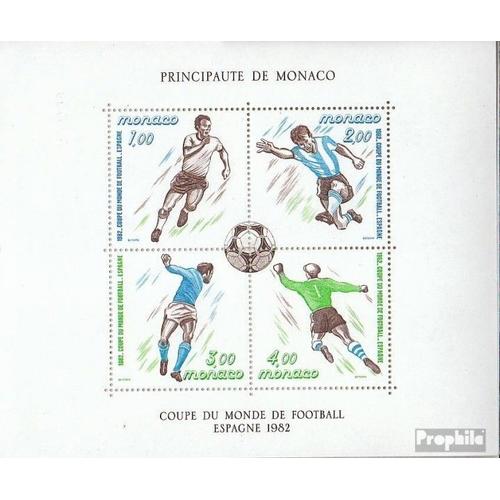 Monaco Bloc 20 (Édition Complète) Oblitéré 1982 Football-Wm ?82, Espagne