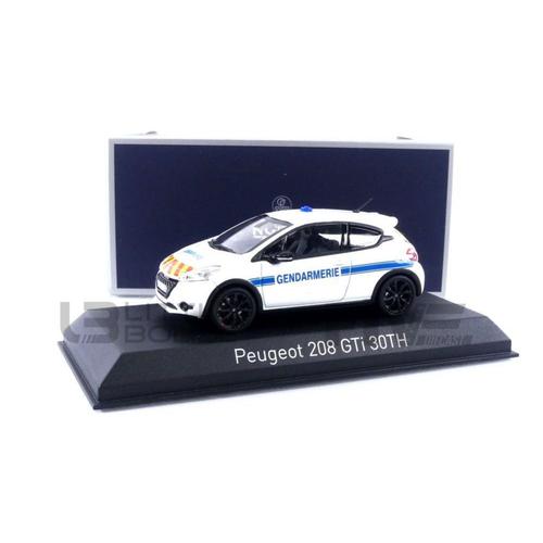 Norev 1/43 472829 Peugeot 208 Gti 30th Gendarmerie - 2014 Diecast Modelcar-Norev