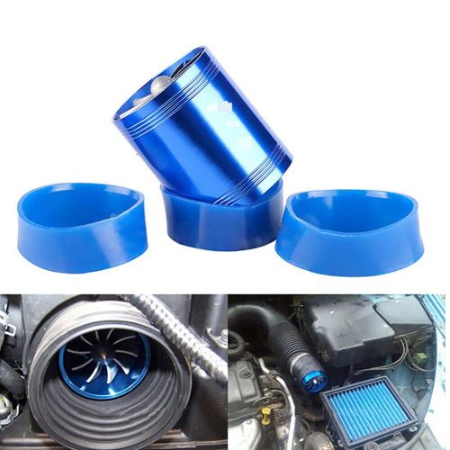 Turbocompresseur D'admission D'air De Voiture, Turbine À Ventilateur Unique, Turbo Moteur, Économiseur De Carburant De Gaz, Turbocompresseur Double Face, Accessoires De Voiture