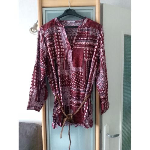 Tunique Neuve Taille 50 Avec Ceinture