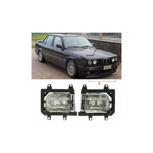 Abat-Jour Antibrouillard, Une Paire De Gauche Et De Droite, Pour Bmw Serie 3 E30, 85-93, Couleur Transparente