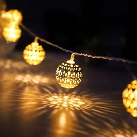 LAC Guirlande Led à Pile 5m 50 LEDs -Petite Guirlandes Lumineuses D' intérieur Chambre ou Decoration Noel (Blanc Chaud) : : Luminaires  et Éclairage