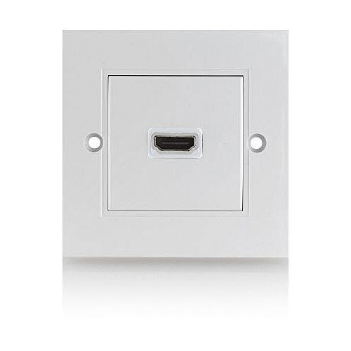 Hdmi Boîte Prise Murale 1X Port Hdmi Flush Hdmi Haute Vitesse Avec Ethernet 3D Full Hd Hdtv 4K 2160P[VIT691792]