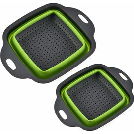 Wagoodter Cuisine Tamis De Vidange Avec Ventouse Tamis D'évier Pliable