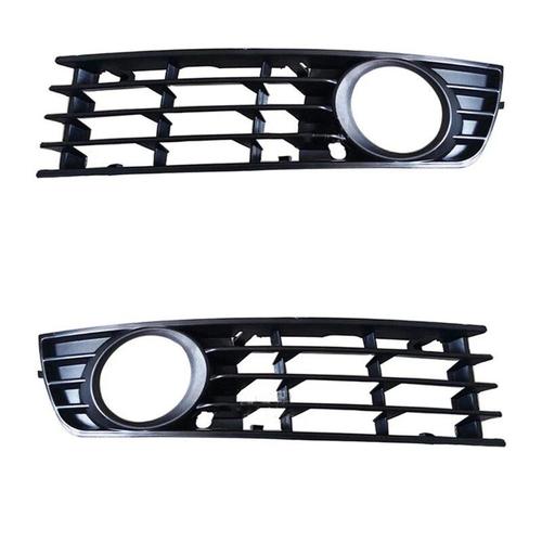 Grille De Phare Antibrouillard Pour Audi A4 B6 2001 2002 2003 2004, 2 Pièces