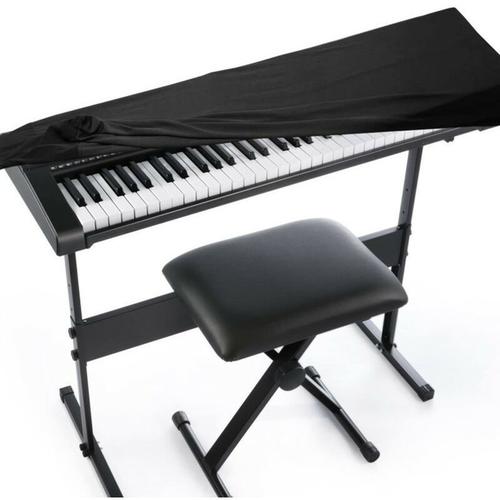 Clavier électronique--Housse de clavier de piano, housse de clavier  anti-poussière pour piano numérique 88 touches--1183914cm