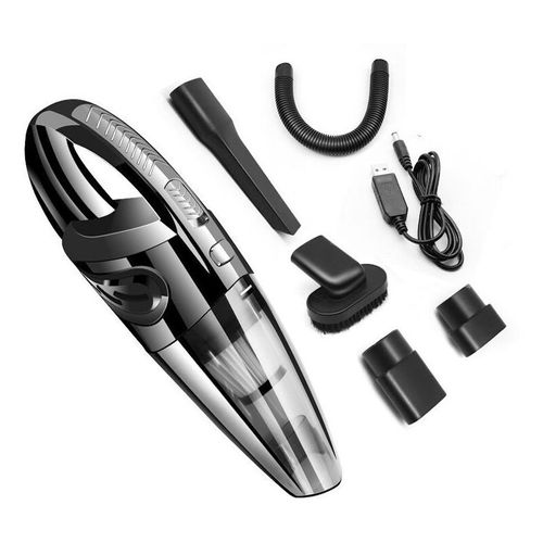 Aspirateur à Main sans Fil Puissant Portable 120W 2200mAh avec Fonction Huimide & Sèche Filtre Lavable et 5 Buses Rechargeable pour Maison,Table, Bureau, Voiture