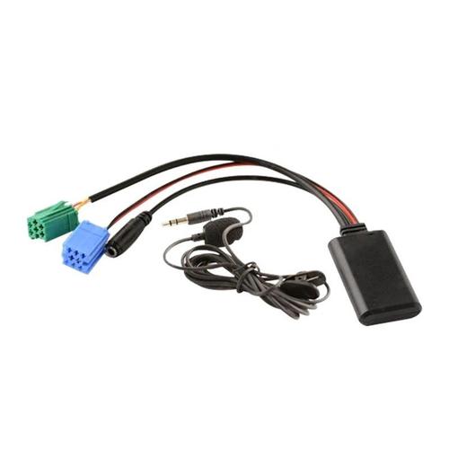 Récepteur De Voiture R9cc, Adaptateur D'appel Gratuit Avec Microphone, Bluetooth, Récepteur Aux Compatible Pour Renault- Master/Modus/Laguna