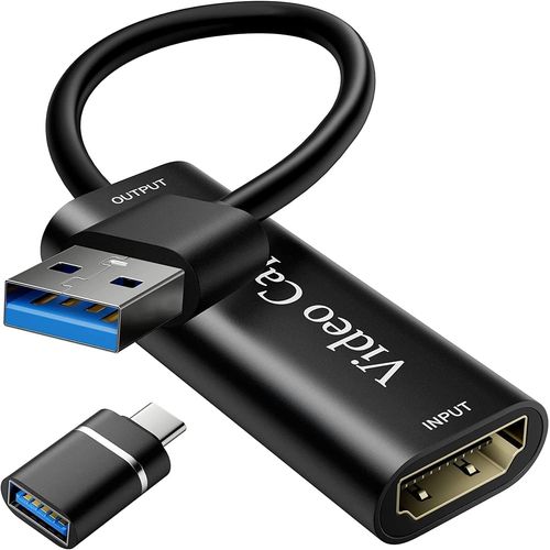 anwxai-Carte De Capture Vidéo 4K Hdmi Vers Usb,1080P Full Hd Carte D'Acquisition Camlink,Windows Linux Mac Os,Caméra,Dv,Flux Multimédia,Jeu,Diffusion En Direct(Noire)