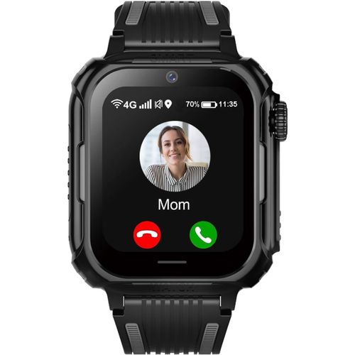 Anwxai-Montre Connectée Enfant Gps 4g Montre Telephone Étanche Avec Wifi Appel Vidéo Sos Mode Classe Notification De Vibration Smartwatch Enfant Cadeaux Pour 5-12 Garçons Filles