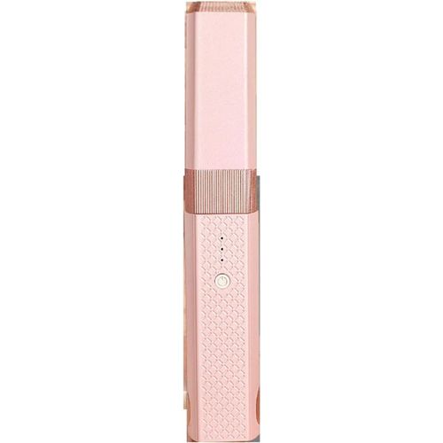 Anwxai-Fer À Friser Lisseur À Cheveux Sans Fil Usb,Mini Fer À Lisser En Céramique,3 Fers Plats Portables À Température Constante For Voyage(Color : Pink)