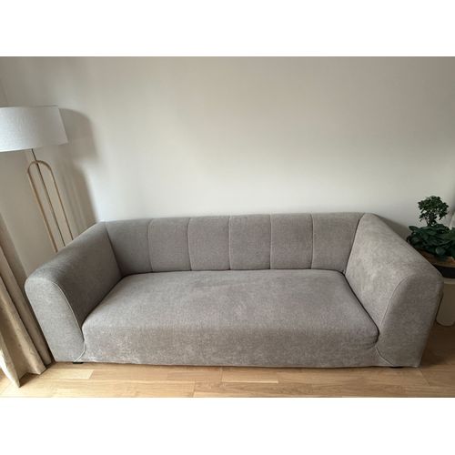 Canapé Gris 3/4 Places Miliboo