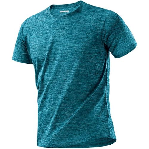 Tee Shirt Homme Sport Respirant Pour Homme Léger Fonctionnel Chemise D'entraînement À Séchage Rapide T-Shirt Manches Courtes De Fitness