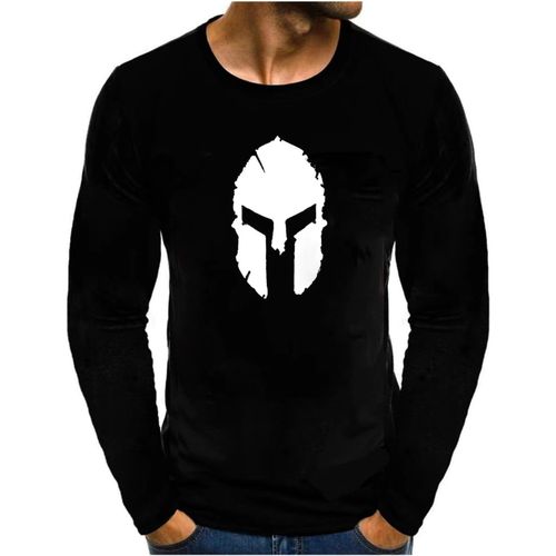 Mens Cotton Long Sleeve T Shirt Modern Print Long Sleeve T Shirt Long Sleeve T Shirt