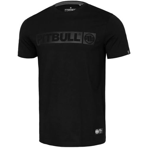 Mens Short T Shirt Pit Bull West Coast Jerseys All Black Hilltop Shirt Black