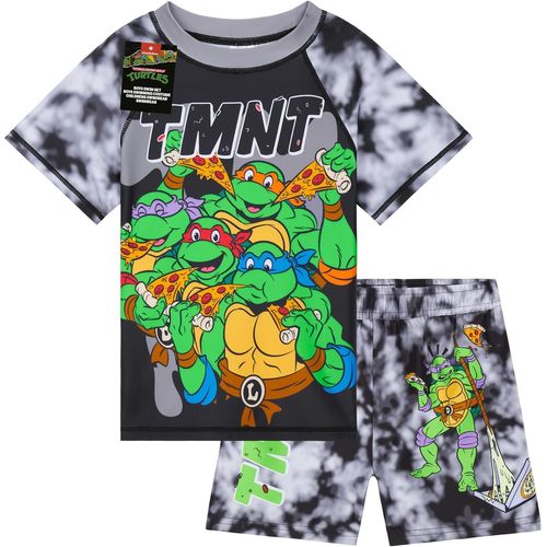 Turtles Boy's 2-Piece Swimsuit With Rash Shorts For Boys,Swimming,Beach,Travel,Children's Gift
