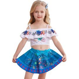 Girls Two Piece Swimsuit Mirabel/Isabella Dress Athletic Bikini Swimsuit Summer Costume For Swimming Beginner Girls