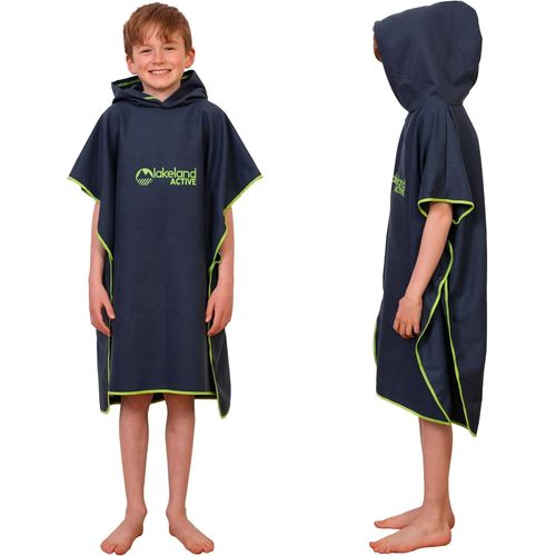 Patterdale Kids Hooded Poncho 5-10 Years Navy