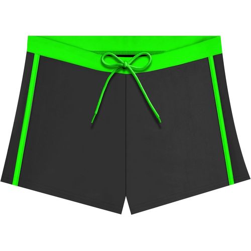 Boy's Swim Shorts,Vintage Children's Swimming Trunks,Boxer Shorts,Quick Dry Print Beach Swimwear 6 To 14 Years Boy,128-164 Cm High,Black & Navy.[O1]