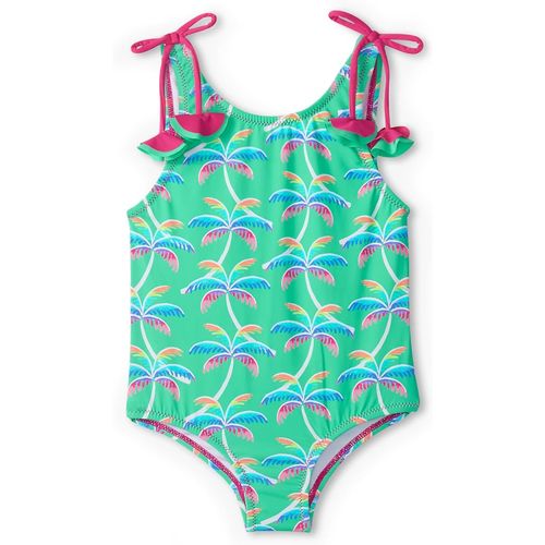One-Piece Shoulder Bow Swim Suit Girl's Swimsuit