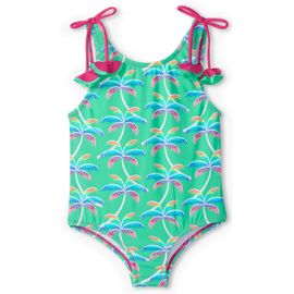 One-Piece Shoulder Bow Swim Suit Girl's Swimsuit