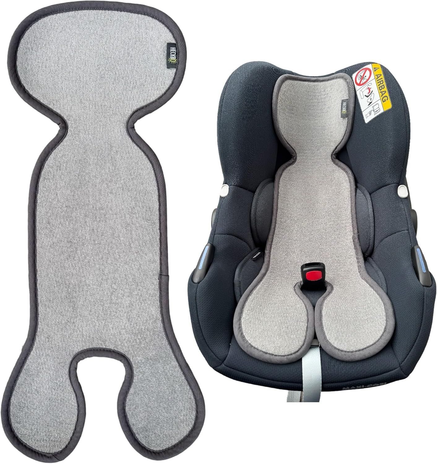 Summer Anti-Sweat Baby Seat Cover For Stroller Group 0-Carrycot For Baby Carpets-Girl Boy-Grey