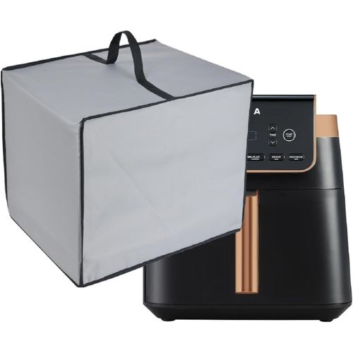 Couvercle résistant à la chaleur et à la poussière pour friteuse à air chaud Ninja AF180EUCP/COSORI XXL Turbo Blaze,6 l,gris argenté