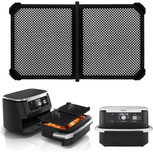 Grille Anti Projection pour Air Fryer Ninja 10,4 L AF500EU, Accessoires Air Fryer Moule Air Fryer pour Ninja 10,4 L,Plat Silicone Air Fryer pour Ninja Foodi 10,4 L (sty-1)