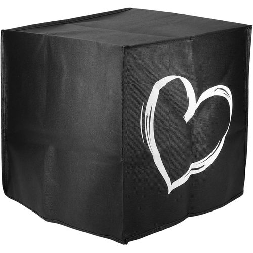 Housse de protection intégrale pour Cosori Air Fryer 5.5L XXL-Housse compatible avec friteuse à air chaud friteuse sans huile-blanc-noir