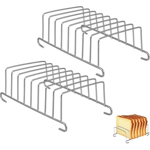 Lot de 2 supports pour grille-pain,friteuse à air,accessoires pour friteuse à air,porte-câble électrique,cuisinière,barbecue,plateau à 2 étages,friteuse à air,grille de barbecue,