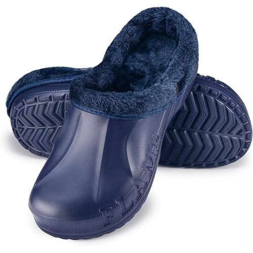 A12 Men's Winter Clog - Garden Shoe Clog - Garden Clog - Fur Clog.[N560]