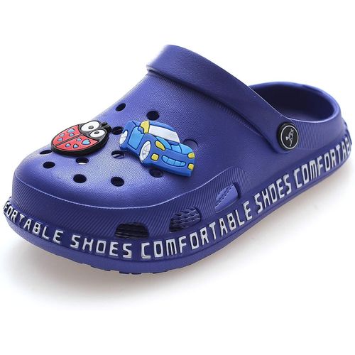 Children's Clogs And Mules Slippers Shoes Unisex Baby Girl Boy Non-Slip Summer Pool Garden Clogs Beach Sandals Slip-On.[N338]