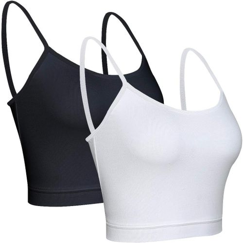 2 Pack Womens Spaghetti Strap Short Tank Tops.[N364]