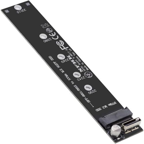 SFF-8612 SFF-8611 vers M.2 Kit NGFF M-Key vers NVME PCIe SSD 2280 22110 mm Adaptateur pour carte mère