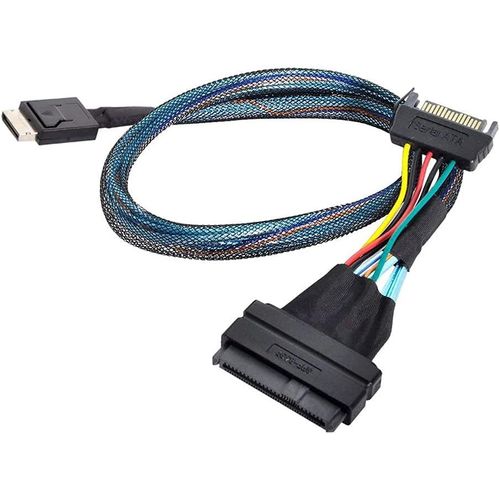 SFF-8611 vers U.2 U.3 SFF-8639 NVME PCIe PCI-Express SSD pour carte mère SSD