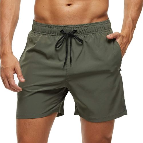 Men's Swim Shorts Sports Bermuda Quick Dry Boys Short Beach Swimming Casual With Adjustable Elastic Cord S-Xxl