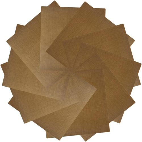 Anwxai-Coussinets Isolants Thermiques Pour Outils Capillaires Lot De 10 Autocollants Pour Fer À Lisser Fer À Friser Tissu Autocollant