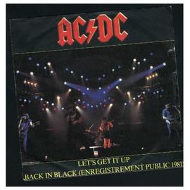 Feutrine vinyle AC/DC Back In Black : Objet dérivé en AC/DC : tous