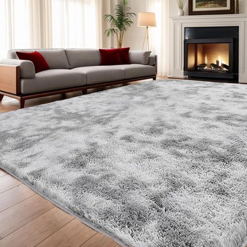 Anwxai-Tapis Doux Et Moelleux Pour Salon,Chambre À Coucher,Bureau,Tapis Décoratif Pour Extérieur,Couloir,Moderne(Chaux,60x120cm)